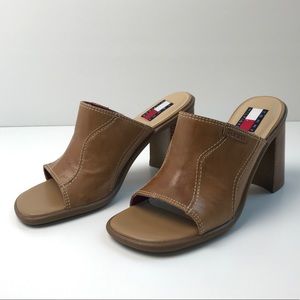 Vintage Tommy Hilfiger Slides | Chunky heel | 7